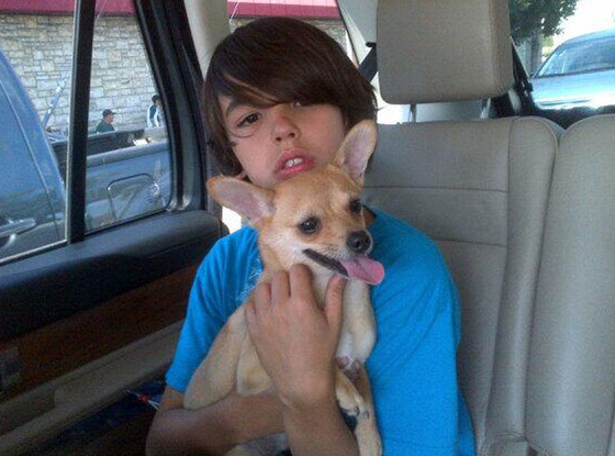 Mason Cibrian, Dog, Brandi Glanville Twit Pic Mason Cibrian, Dog, Brandi Glanville Twit Pic